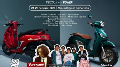 Launching New Honda Stylo 160 Siap Pikat Masyarakat Kota Tepian di Akhir Pekan