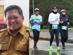 Dispora Kukar Perkuat Budaya Olahraga Melalui Gerakan Lari Sehat Masyarakat.