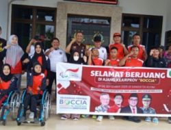 Dispora Kukar Bersama Kejari Kukar Lepas Kontingen Boccia ke Kejurprov Kaltim 2025.