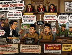 Keterangan Saksi Berubah di Sidang Sengketa Lahan PT KAJ, Kuasa Hukum Warga Soroti Kejanggalan.