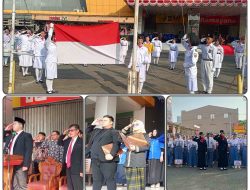 Semarak HUT ke-81 RI, SMK Medika Samarinda Satukan Semangat Nasionalisme Bersama Ramayana Square.