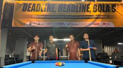 Turnamen Biliar PWI Kaltim Jadi Ajang Silaturahmi dan Jaring Talenta Baru.