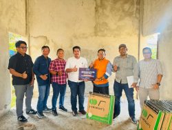 PT KKT Dukung Pembangunan Masjid Nurul Iman di Kariangau.