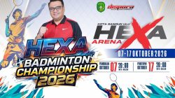 Dispora Kukar Ajak Klub Bulu Tangkis Ramaikan Hexa Arena Badminton Championship 2026